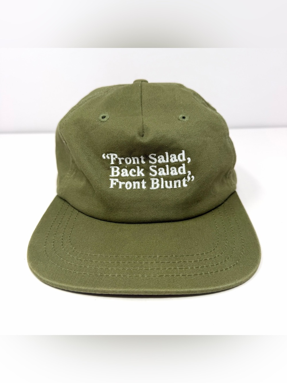 Jenkem NYC Magazine Front Blunt Hat Snapback Cap Olive Skateboarding Grinds RARE